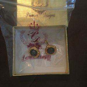 Premier Design Trojan Head Pierced Earrings